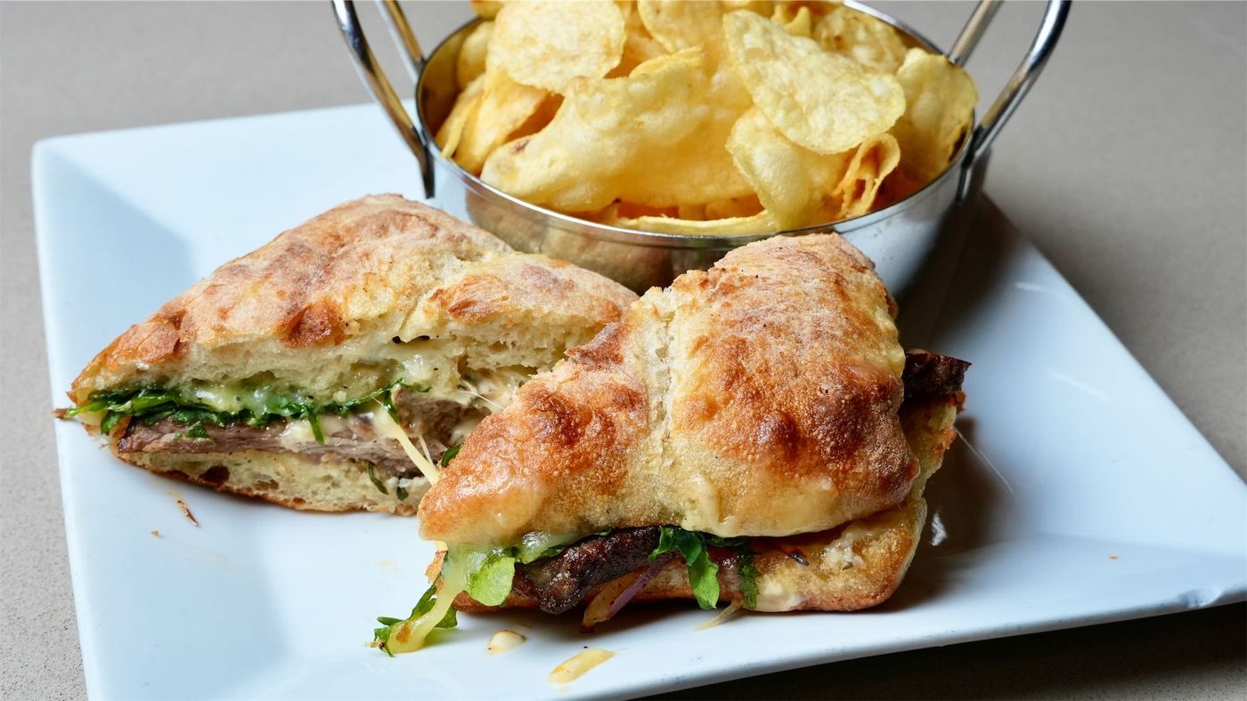 Seared NY Strip Steak Sandwich