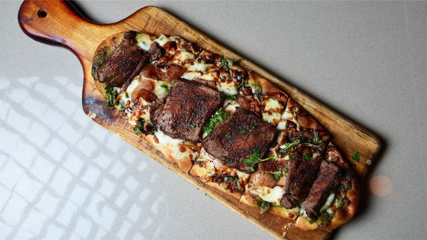 NY Strip Steak Flatbread