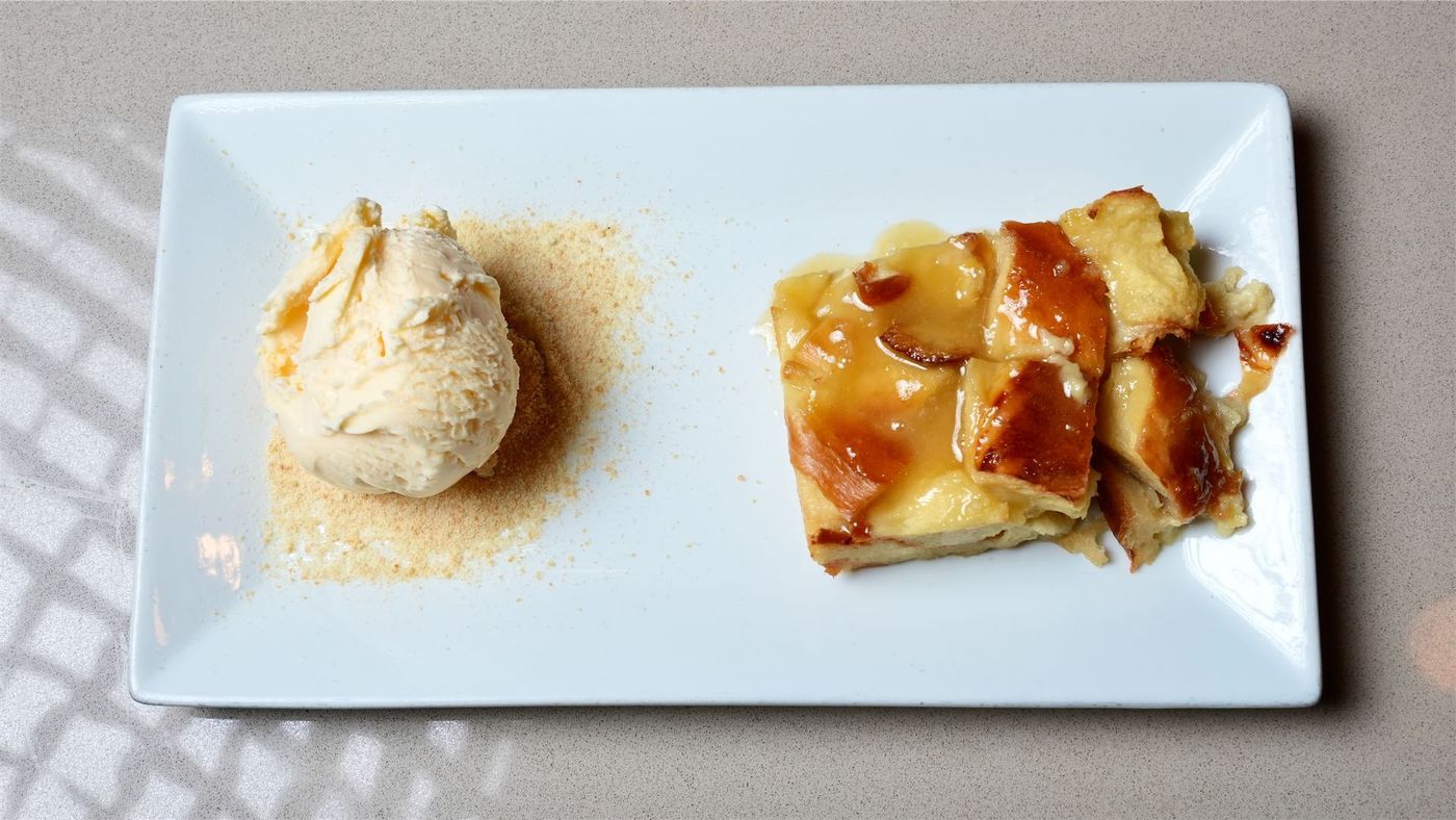 Warm Bread Pudding